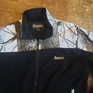 Rocky womens xl snow camo zip jacket